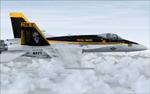 FSX Acceleration F/A-18C US Navy Vigilantes Royal Maces Textures 